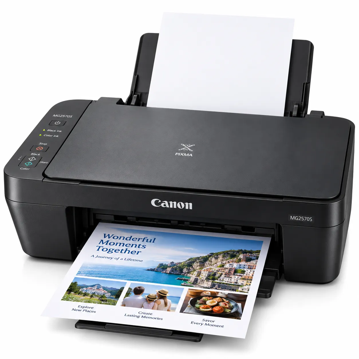 Canon PIXMA MG2570S Compact Color All-in-One Inkjet Printer